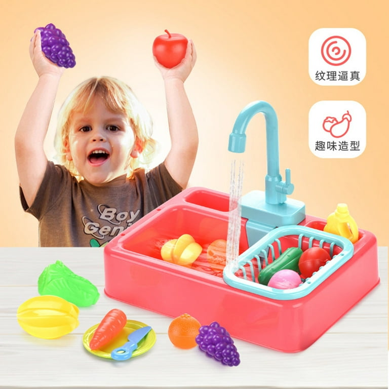 Kayannuo Back to School Clearance Toys Kitchen Children's Toy Set With  Running Water Educational Gifts For Girls