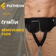 thumbnail image 4 of PLETHEON Inguinal Hernia Belt for Men – Dual Truss Support Pads – Adjustable Groin Support Brace for Left or Right Side Relief, 4 of 7