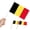 Belgium, variant on 2026 World Cup 12-Pack Handheld Country Flags, Mini Fan Flags for US Canada Mexico World Cup Parties, Classroom & International Events Decor