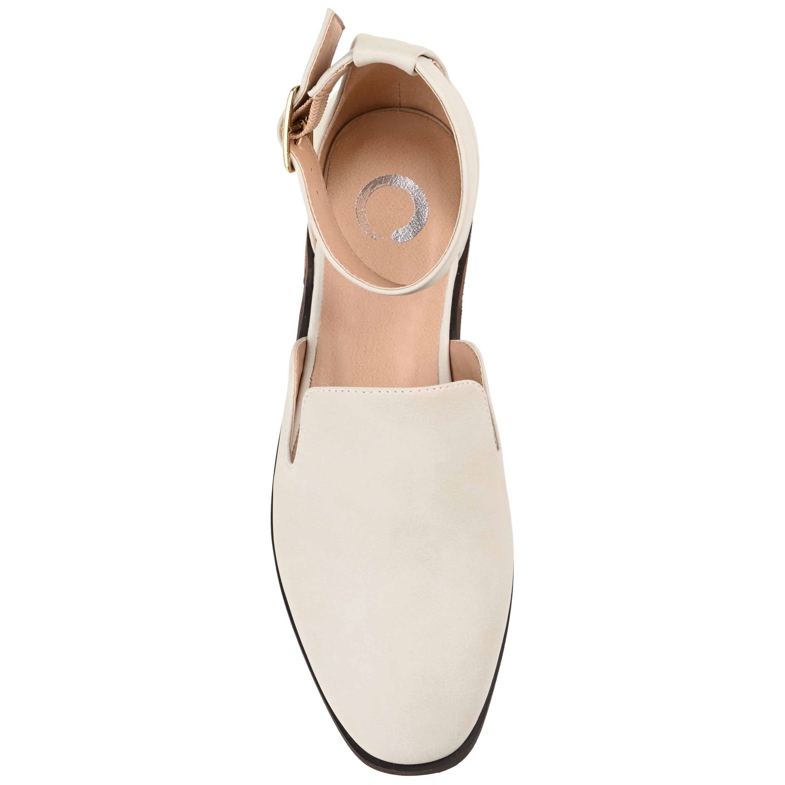 Journee Womens Loreta Buckle Square Toe Loafer Flats, Widths Available