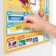 thumbnail image 6 of Learn & Climb Kids Daily Calendar Magnetic, Hang on Wall or Fridge for Home or School. (Yellow), 6 of 6