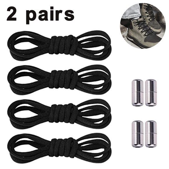 pares de cordones elásticos sin nudos para zapatos, para adultos, niños y ancianos. Sistema con cordones elásticos para zapatos.