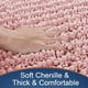 thumbnail image 2 of Alfombra de baño Yimobra Luxury Chenille 92 x 61 cm, color rosa claro, 2 of 8