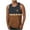 Brown, variant on ALLLIST Big And Tall Mens Tank Tops Sleeveless Summer Cotton Pullover Black Animal Print Casual Shirts for Men Size S-2XL
