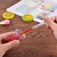 thumbnail image 5 of Woeilo 30ml Plastic Liquid Measuring Cups - Mini Clear Kitchen Medicine Cups Transparent Labs Graduated Beakers Baking Cooking Home Lab Measure Tool (10 Packs,1oz,Transparent) 10 Pcs, 5 of 5