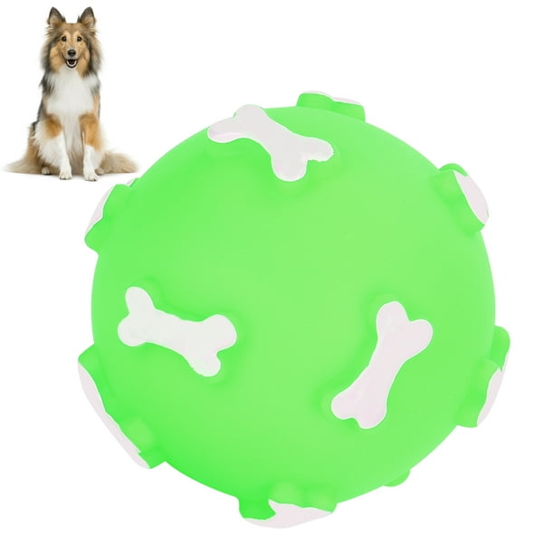 Juguetes para masticar para perros vinilo no venenoso para perros al aire libre bola Vocal chirriante juguetes molares interactivos juguetes de entrenamiento para masticar la