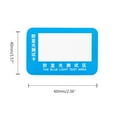 thumbnail image 4 of Square Eyeglasses Anti-Blue Light Anti-Blue Light Card Resuable Testing Card PVC 60x40mm/2.36x1.57inches, 4 of 8