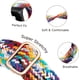 thumbnail image 4 of Bandas trenzadas compatibles con Samsung Galaxy Watch 4/5/6 Band 40 mm 44 mm/Watch 6 y 4 Classic/Gear S3 y S2/Active 2/5 Pro Band, banda de nailon elástica de 20 mm y 22 mm para Samsung Watch 47/46/45, 4 of 4