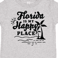 thumbnail image 4 of Inktastic Florida is My Happy Place with Palm Trees Boys or Girls Toddler T-Shirt, 4 of 5