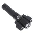 thumbnail image 3 of Luz de bicicleta negra delantera y trasera, 3 LED, súper brillante, recargable vía USB, IP65, resistente al agua, accesorio de aleación de aluminio para bicicleta, 3 of 15