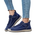 thumbnail image 6 of YOUYEDIAN Orthopedic Shoes for Women Arch Support Non Slip Slip on Running Shoes Lightweight Mesh Stretch Walking Shoes Comfortable 2026 New Orthopedic Shoes (Dark Blue), 6 of 6
