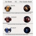 thumbnail image 5 of SZTXJ Women 8mm Natural Stone Lava Rock Diffuser Elastic Bracelet Yoga Agate Beads Bracelet Bangle, 5 of 5