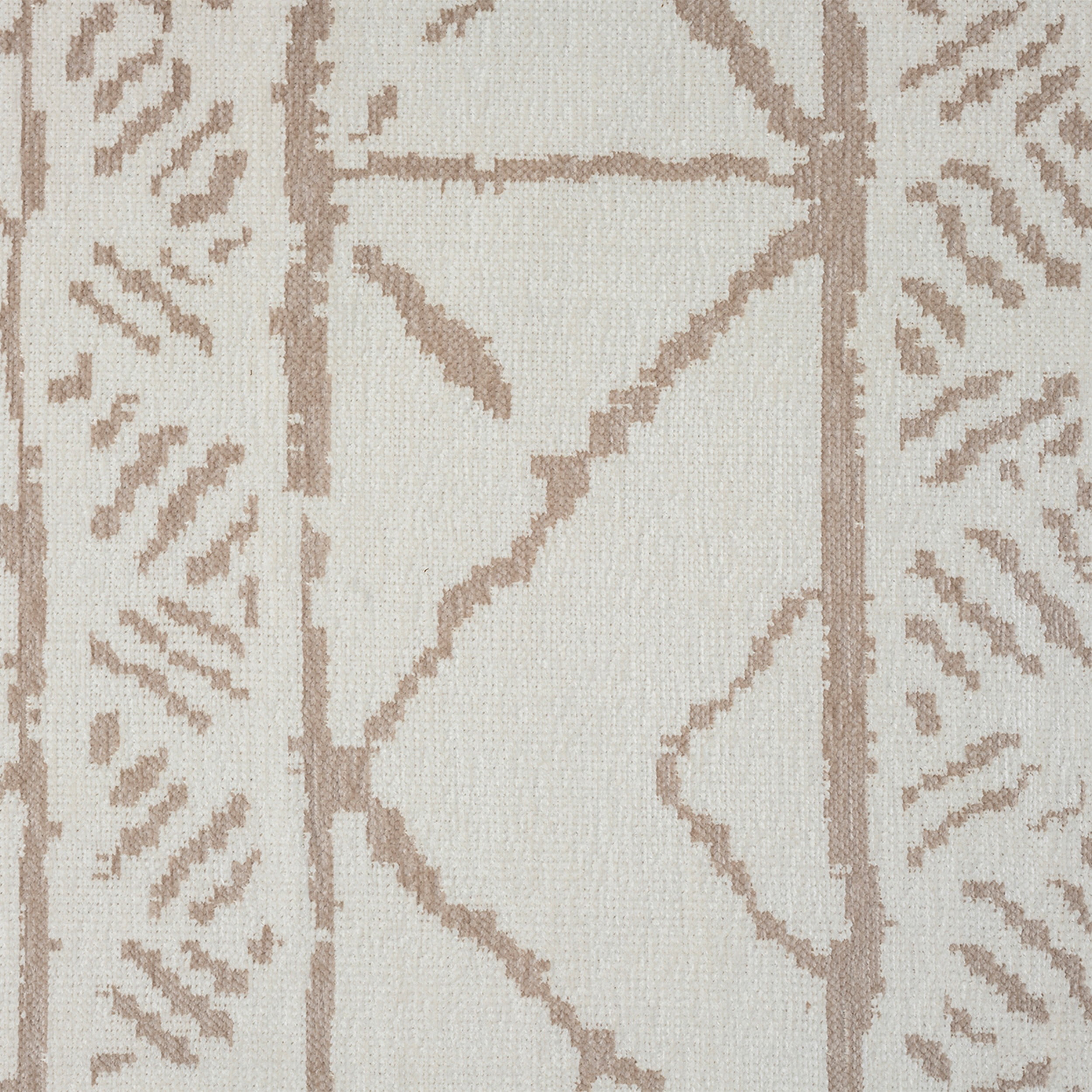 Indigo Ink Tribal Diamond Bohemian Neutral Geometric Indoor Area Rug, 6' x 9', Machine Washable