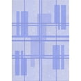 thumbnail image 1 of Ahgly Company Machine Washable Indoor Rectangle Transitional Sky Blue Area Rugs, 3' x 5', 1 of 7