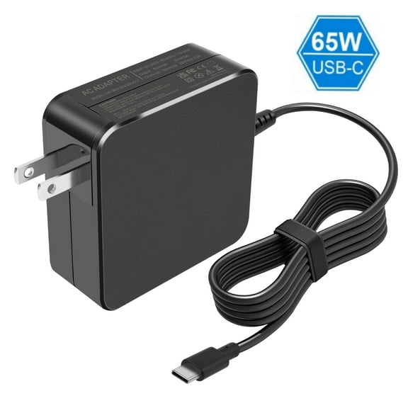 65W 45W USB-C PD Laptop Charger Power Adapter Compatible with Laptops Chargeable via USB-C