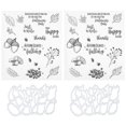 thumbnail image 1 of 2 Ensembles de Tampons Transparents TPR pour Cartes Décor Embossage Scrapbook Fournitures DIY, 1 of 14