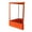 Orange, variant on FTsdfkl Non Reversing Mirrors Glass Viewing Angle, Selfs Hair Cutting Mirrors Precision True Images Real Reflection Slim Design For Makeup Vanity & Beauty