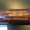 Whitey Ford Signed NY Yankees Old Timers Day Presentation Bat PSA DNA