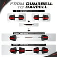 thumbnail image 3 of Yes4All 66 lbs Cement Adjustable Dumbbell, 3 of 5