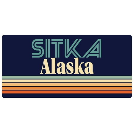 

Sitka Alaska 5 x 2.5-Inch Fridge Magnet Retro Design