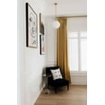 thumbnail image 5 of Dainolite 1LT Incandescent Pendant, Plated Gold Finish, 5 of 14