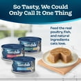 thumbnail image 4 of Blue Buffalo Tastefuls Natural Pate Wet Cat Food Variety Pack, Salmon, Chicken, Ocean Fish & Tuna Entrées 3-oz Cans (12 Count - 4 of Each Flavor), 4 of 13