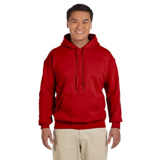 Gildan G185 Sweat à Capuche Adulte Mélange Lourd 8 oz., 50/50 - Rouge - TP