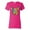 Fuschia, variant on Dean Russo The Pig Animal Lover Womens Graphic T-Shirt, Red, Small