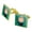 Gold, variant on Harry Potter Draco Cute Chibi Character Square Cufflink Set - Silver or Gold