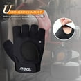 thumbnail image 5 of Atercel Workout Gloves for Men Women Gym Weight Lifting Gloves With Full Palm Protection Black, L, 5 of 7