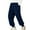 Navy, variant on Lmnyox Bogs Girls Thick Sweatpants Loose Cuffed Elastic Waist Joggers Cotton Solid Thermal Sport Pants