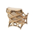 thumbnail image 5 of Jamie Young Co Dune Transitional Rattan & Fabric Lounge Chair in Natural/Gray, 5 of 7