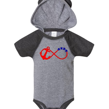 

Inktastic Red Anchor Infinity Turtles Gift Baby Boy or Baby Girl Bodysuit