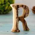thumbnail image 4 of ziyahi Handcraved Wooden Letters Door Numbers Alphabet Letter Floating Adress Name R, 4 of 8