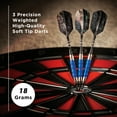 thumbnail image 6 of Viper Sure Grip Soft Tip Dart Set, 18 Grams, Blue, 6 of 7