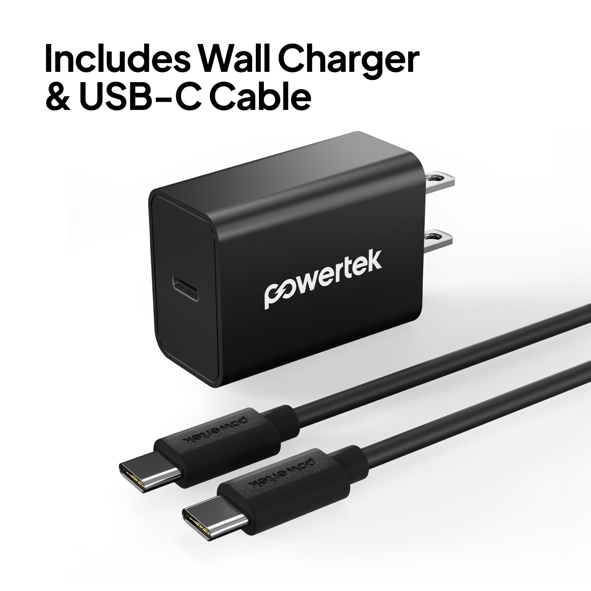 Powertek 3-in-1 Wireless Charging Station, Black photo 5