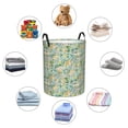 thumbnail image 6 of Balery Rabbit And Chick Round Laundry Basket with Handles Waterproof Freestanding Laundry Hamper for Clothes Toys in the Dorm and Family-Small, 6 of 8