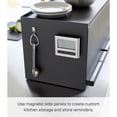 thumbnail image 6 of Yamazaki Home Front-Opening Countertop Storage Rack, Black, Steel, No Assembly, 6 of 7
