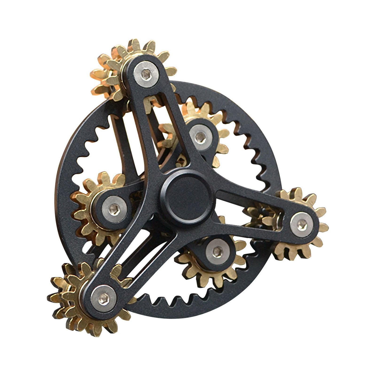 PPgejGEK Stocking Stuffers for Kids Advanced Dearing Turntable Gear Linkage Manual Rotating Fingertip Top Toy up to 30% off