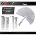 thumbnail image 3 of ABN Stainless Steel Feeler Gauge Set 1pk - 26pc SAE and Metric Thickness Gauge, 3 of 12