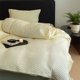 thumbnail image 1 of Xiao Hua Juego de sábanas, juego de sábanas y fundas de almohada, juego de cama individual, ropa de cama de hotel, decoración del hogar (amarillo), 1 of 5