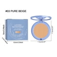 thumbnail image 2 of Alvantor Pressed Powder, Matte Face Setting Powder, Pure Beige 0.28oz, 2 of 7