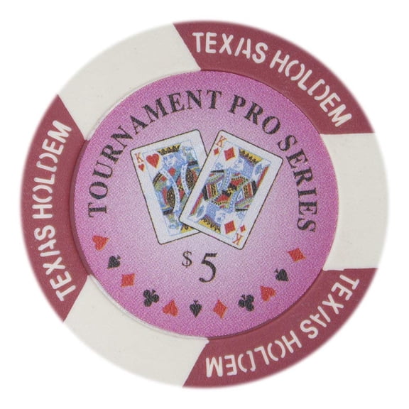 Brybelly BRY001745U 11.5 g Tournament Pro 5 Dollar Poker Chips - Pack of 25