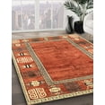 thumbnail image 2 of Ahgly Company Indoor Rectangle Abstract Red Oriental Area Rugs, 7' x 9', 2 of 6