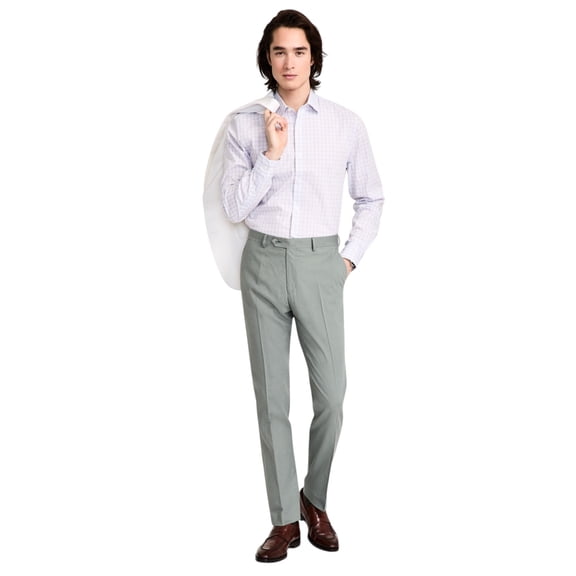Tommy Hilfiger Men's Modern-Fit Linen Pants - Sage