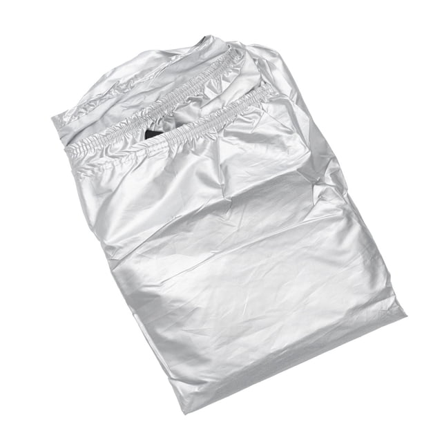 unbranded Funda Para Motocicleta Plata Con Doble Y Respiración De Aire