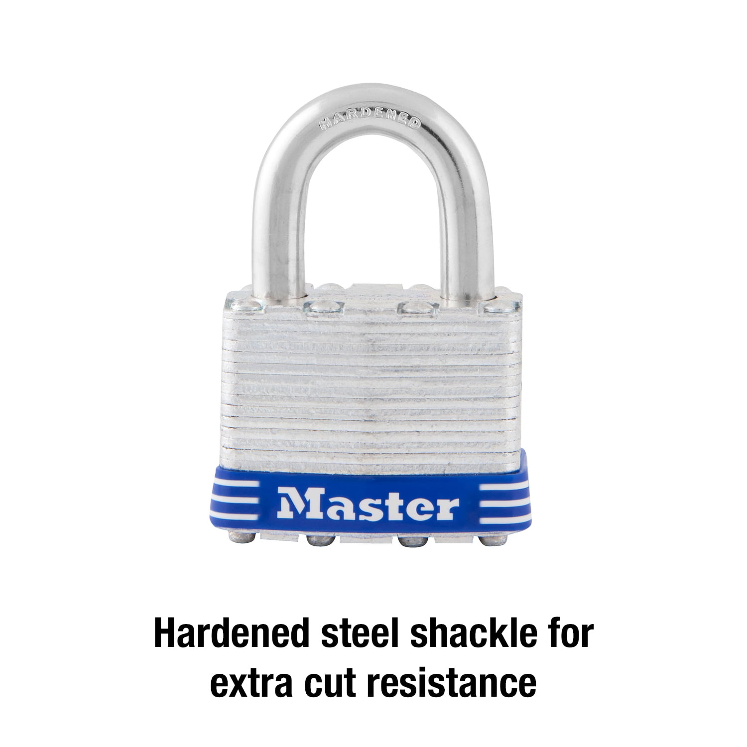 (2 pack) Master Lock 1-3/4in Wide Laminated Steel Pin Tumbler Padlock