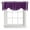 Purple, variant on Pure Dark Purple Tie Up Valance Curtains for Windows, Kitchen Curtains Window Shades, Simple Solid Color Light Filtering Roman Curtain Valances for Bedroom/Bathroom/Cafe 42"x12"