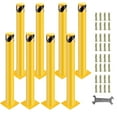 thumbnail image 1 of Cherish 4-Pack Steel Parking Bollards – Safety Barrier Poles for Traffic Control, Driveway Protection & Crowd Management, 1 of 7