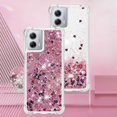 thumbnail image 7 of Slim Fit Phone Case for Motorola G 5G 2023,Soft TPU Glitter Liquid Quicksand Effect Silicone Stylish Case,Screen and Camera Protection Cover for Moto G 5G 2023,LSWT Diamond Rose, 7 of 7